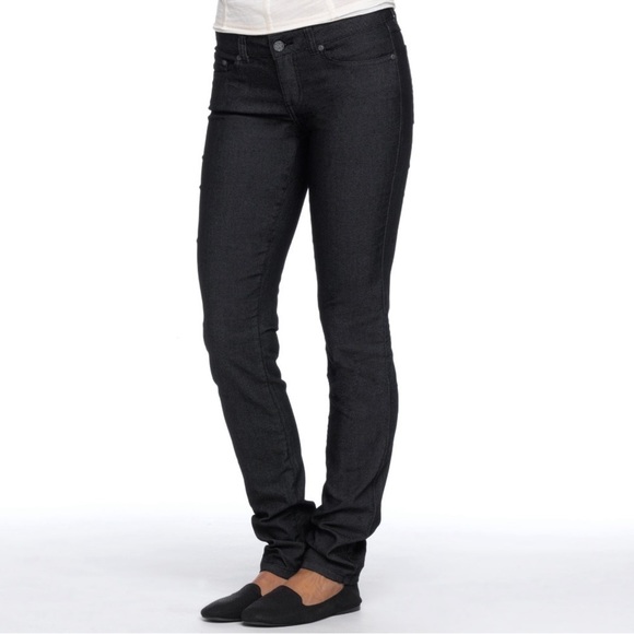 Prana Kara Washed Black Skinny Denim Jeans - Picture 1 of 9
